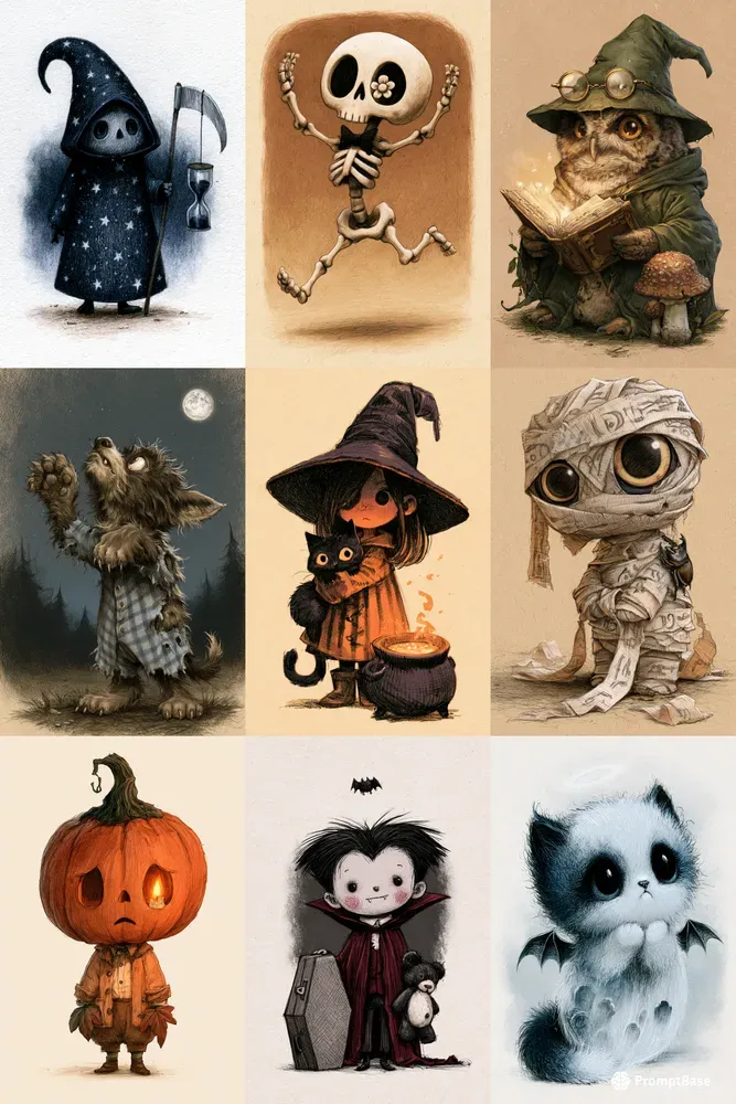 Halloween Character Art Generator