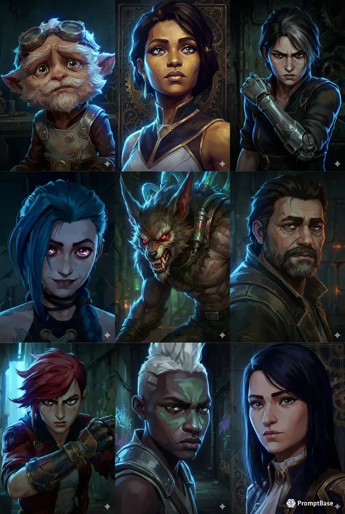 Screenshots From Netflix Series Arcane