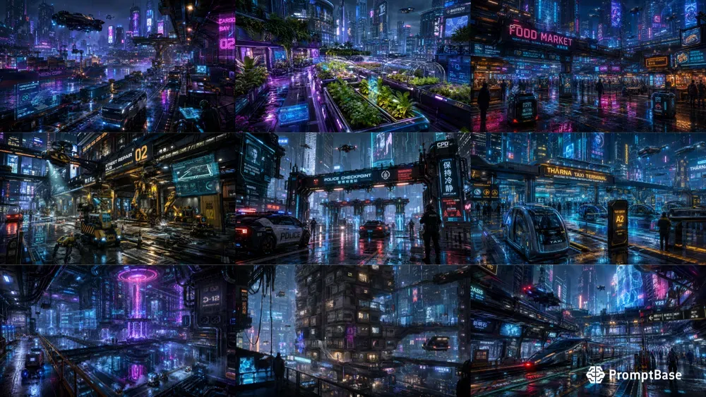 Urban Cyberpunk Concept Generator