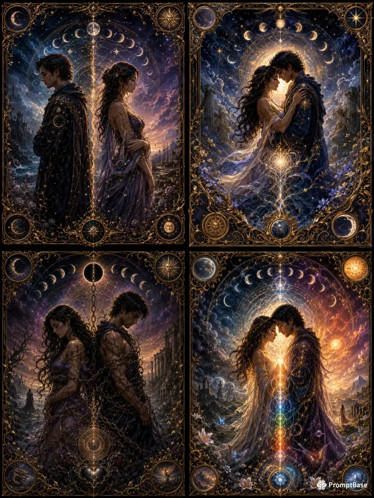 Relationship Dynamics Tarot Cards