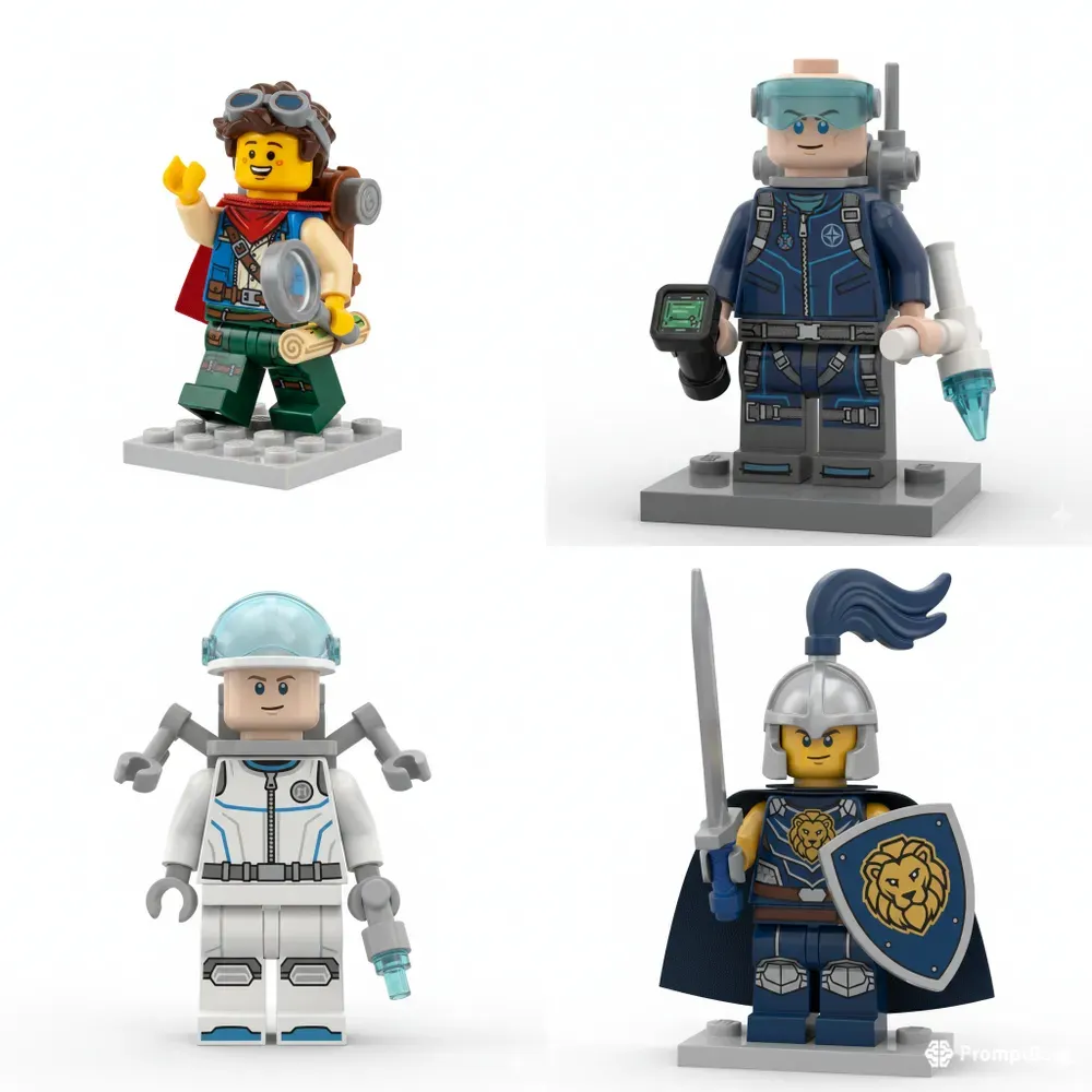 Custom Lego Minifigure Builders