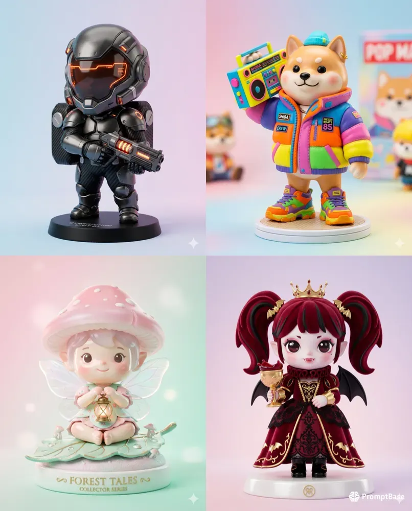 Premium 3D Designer Art Toys