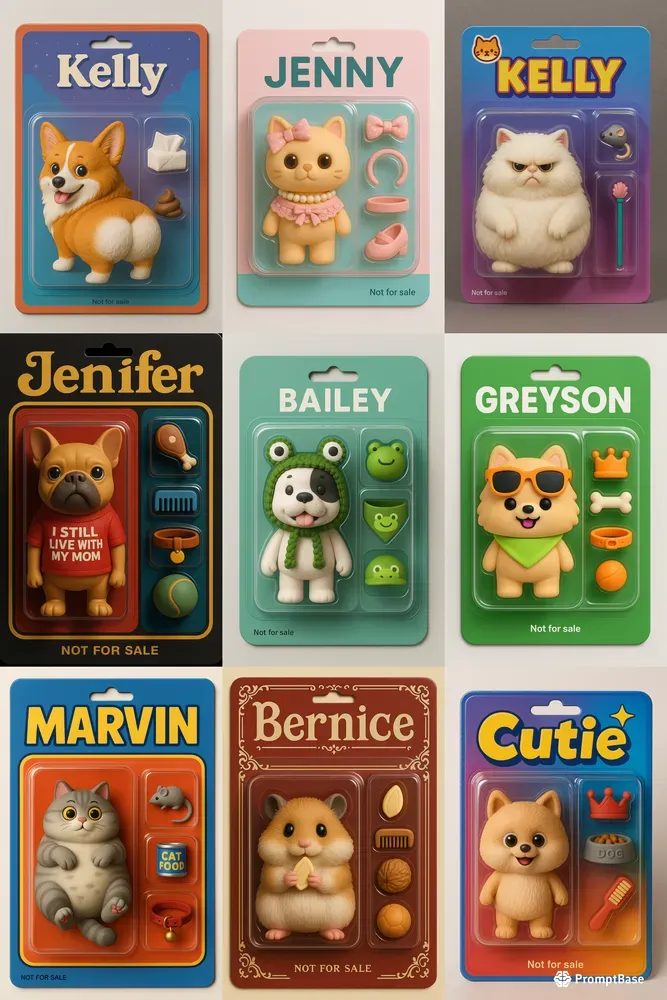 Action Figures Blister Packs