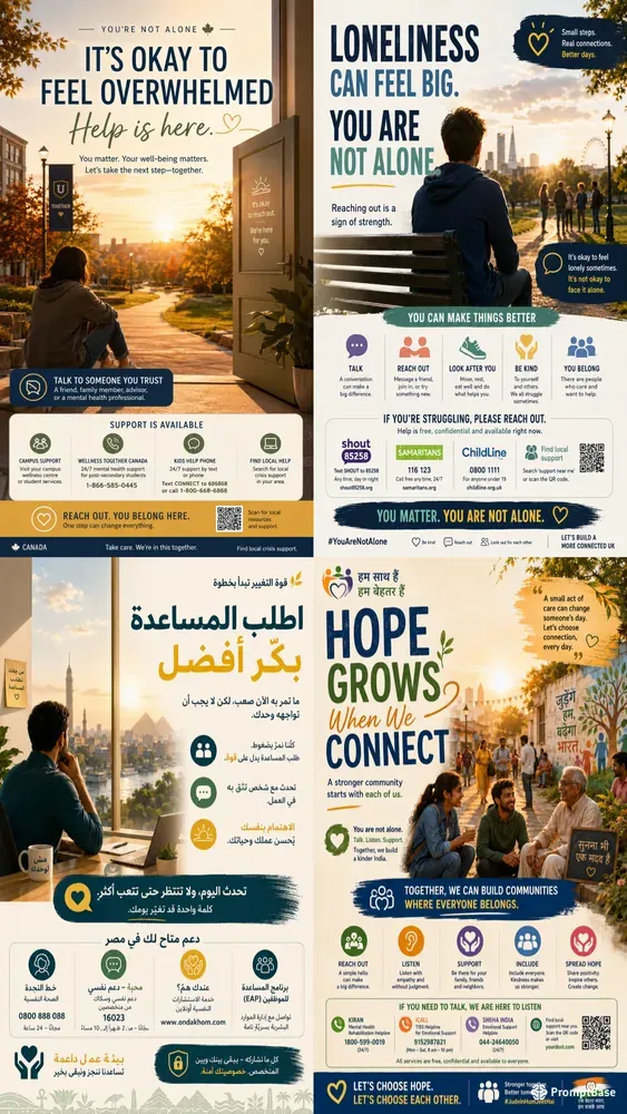 Hope Connection Awareness Posters