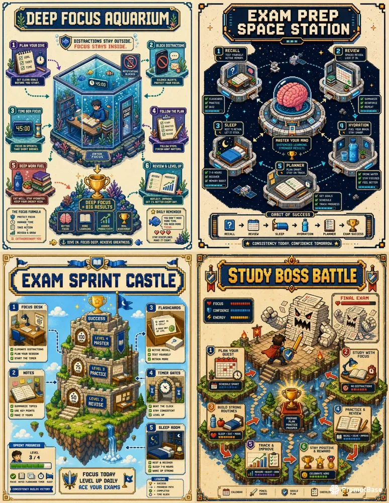 Exam Poster Infographics