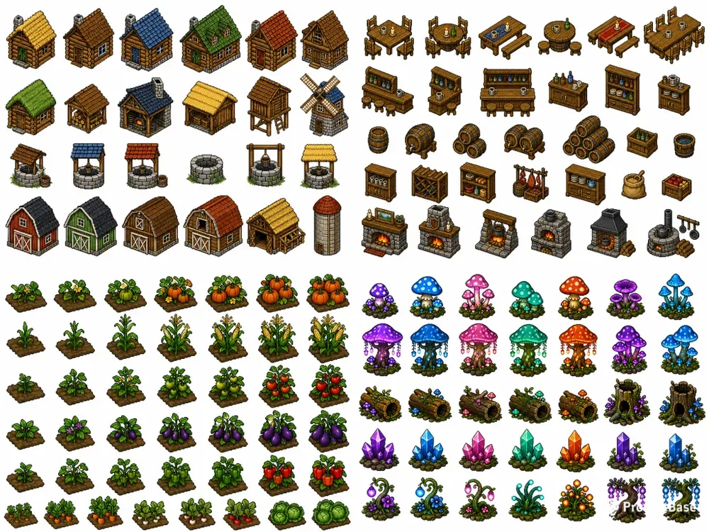 16bit Environment Props Generator
