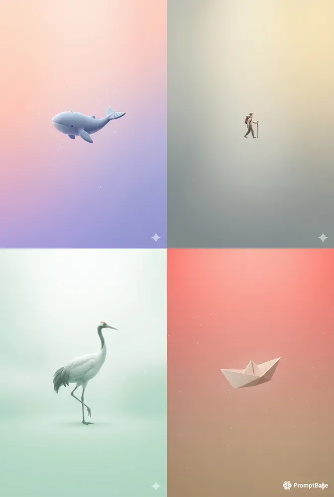 Minimalist Gradient Wall Art Posters
