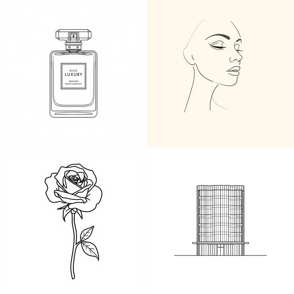 Minimal Luxury Line Art Generator