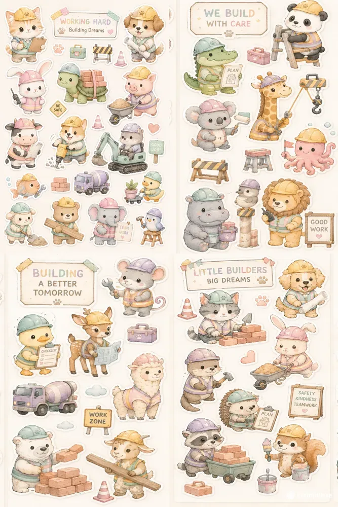 Cute Animal Stickers