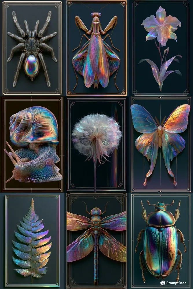 Holographic Foil Collector Cards