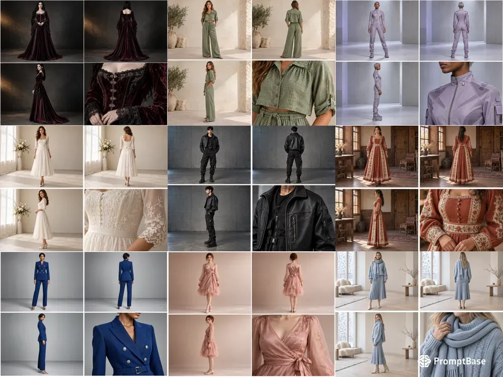 Clothes Garment Reference Sheets Chat Gpt