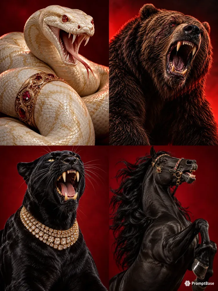 Luxury Animal Editorial Portraits