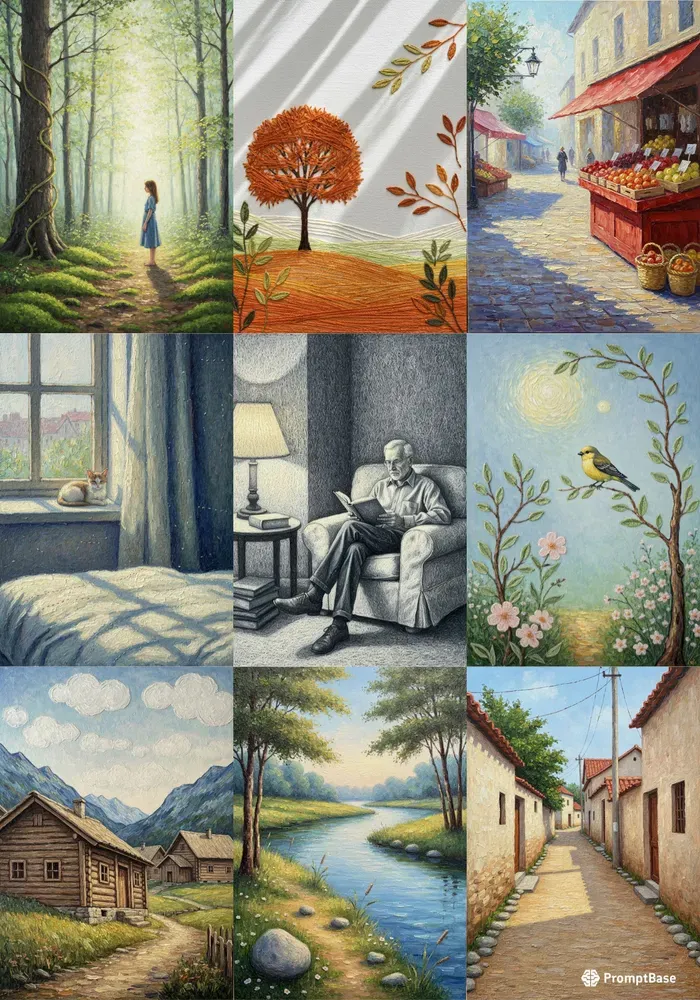 Woven Forest Art Style