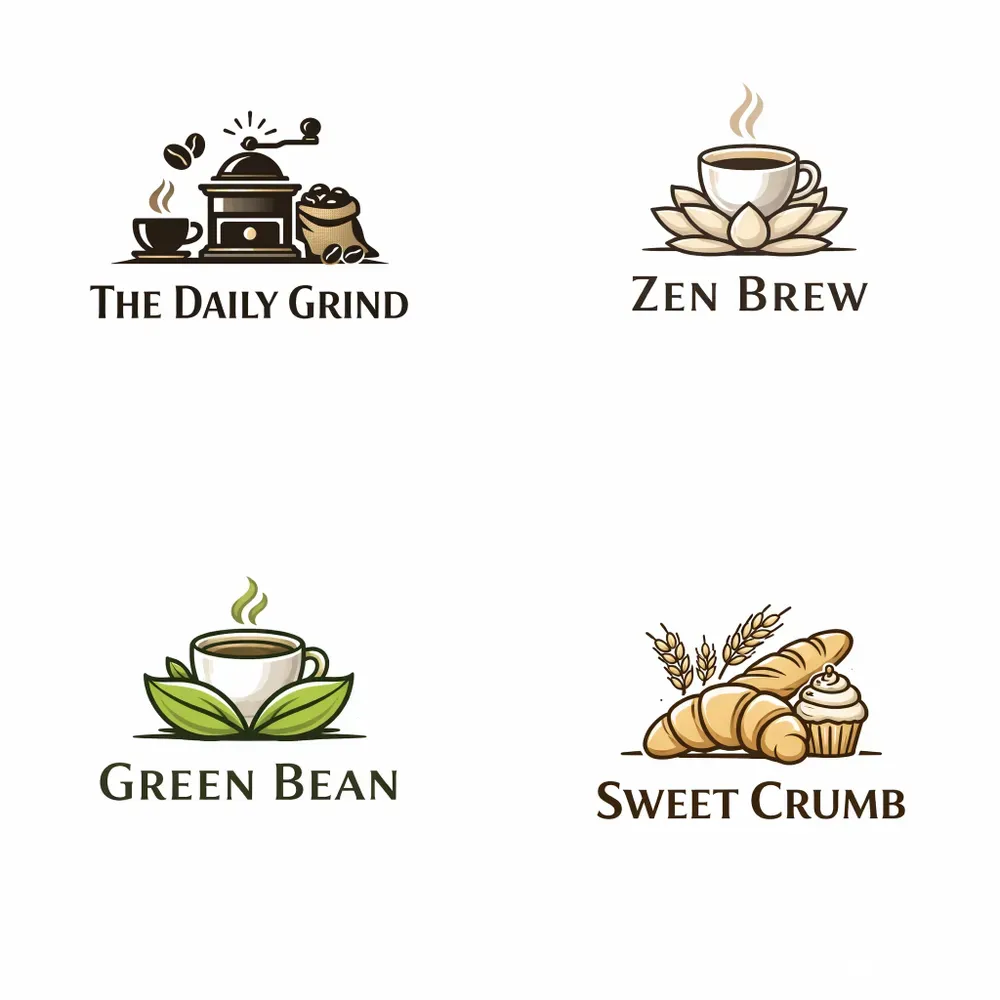 Minimalist Professional Cafe Logos