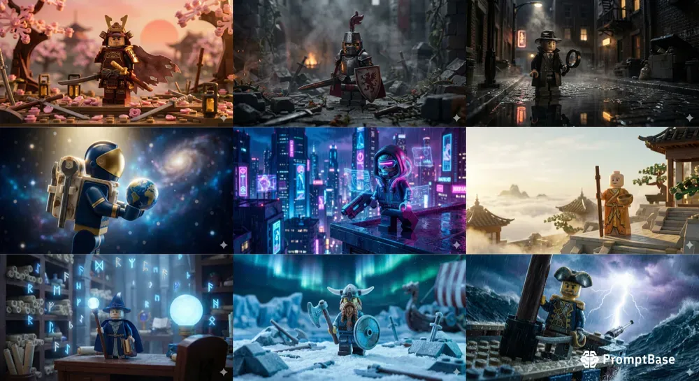 Cinematic Lego Images