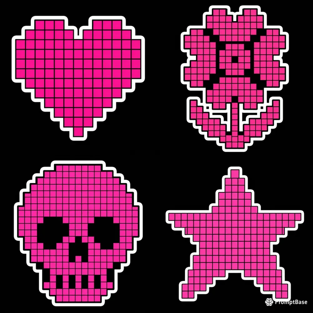 Pixel Art Stickers