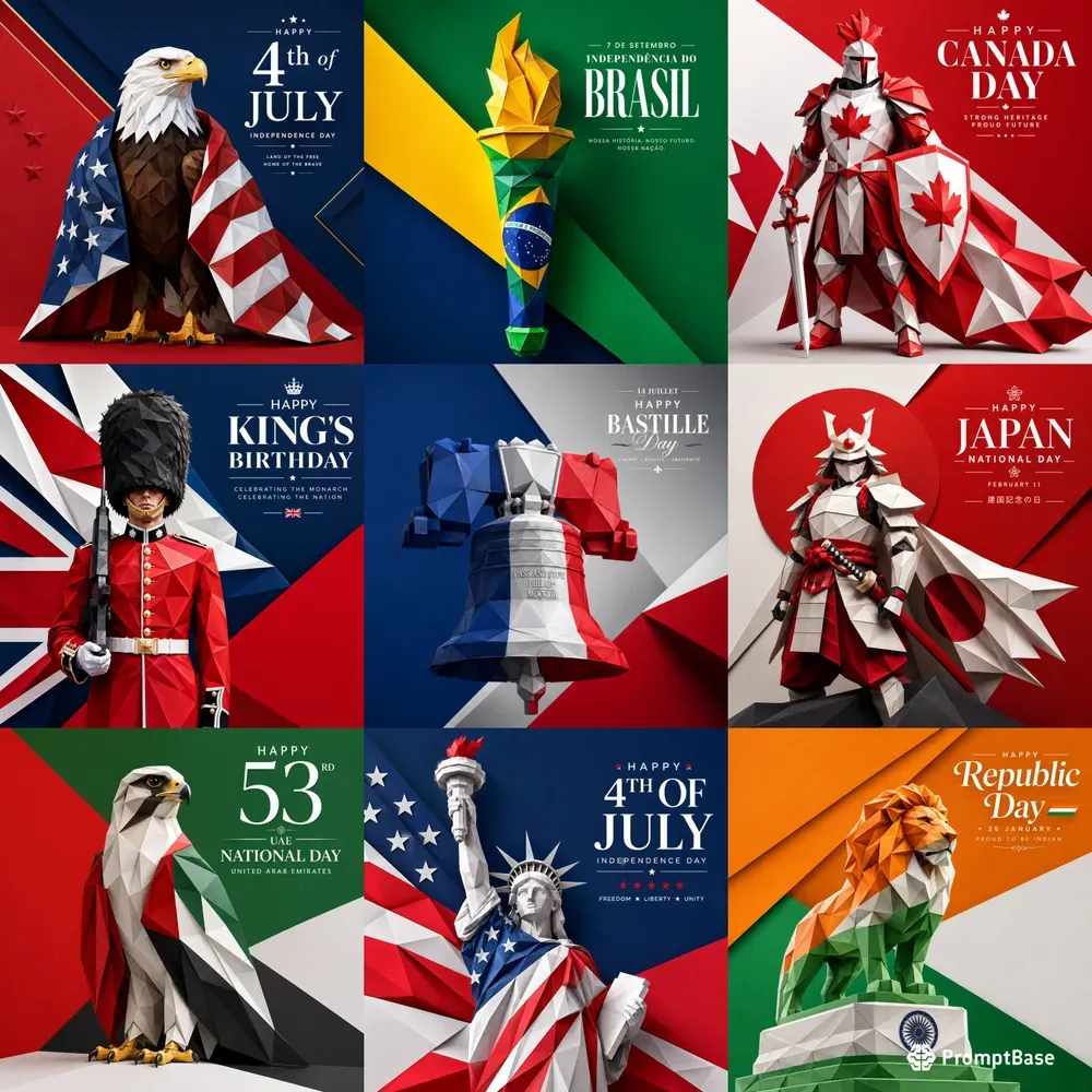 Premium Patriotic Poster Templates