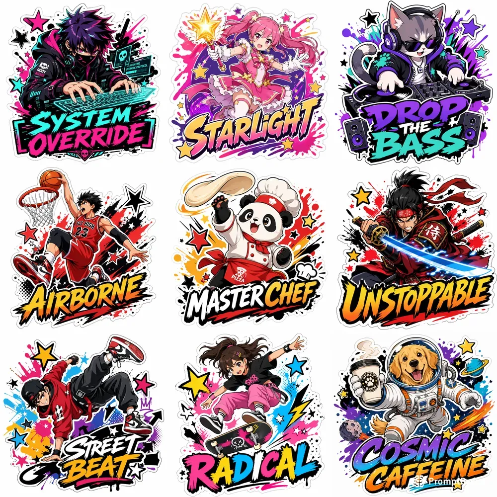 Anime Sticker Text Generator