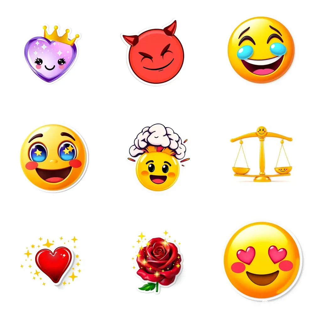 3d Kawaii Emoji Zodiac Sticker Makers