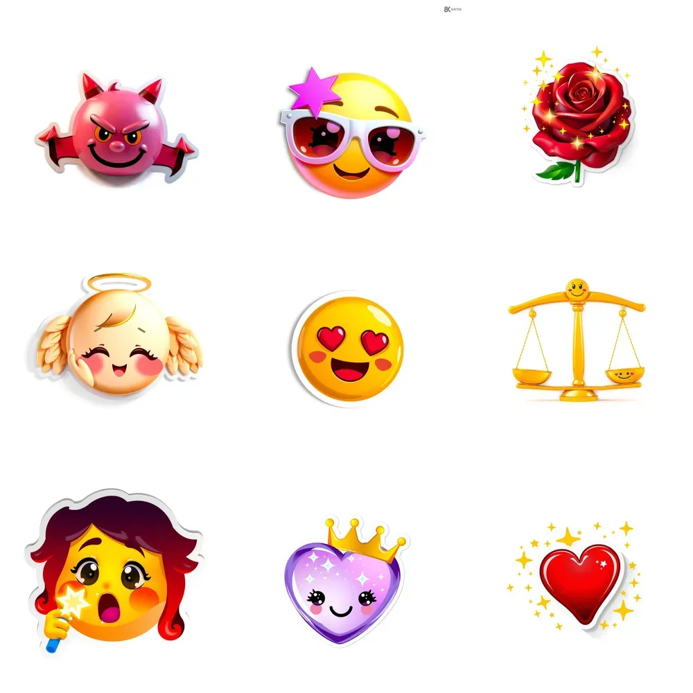 3d Expressive Vivid Emoji Premium Icons