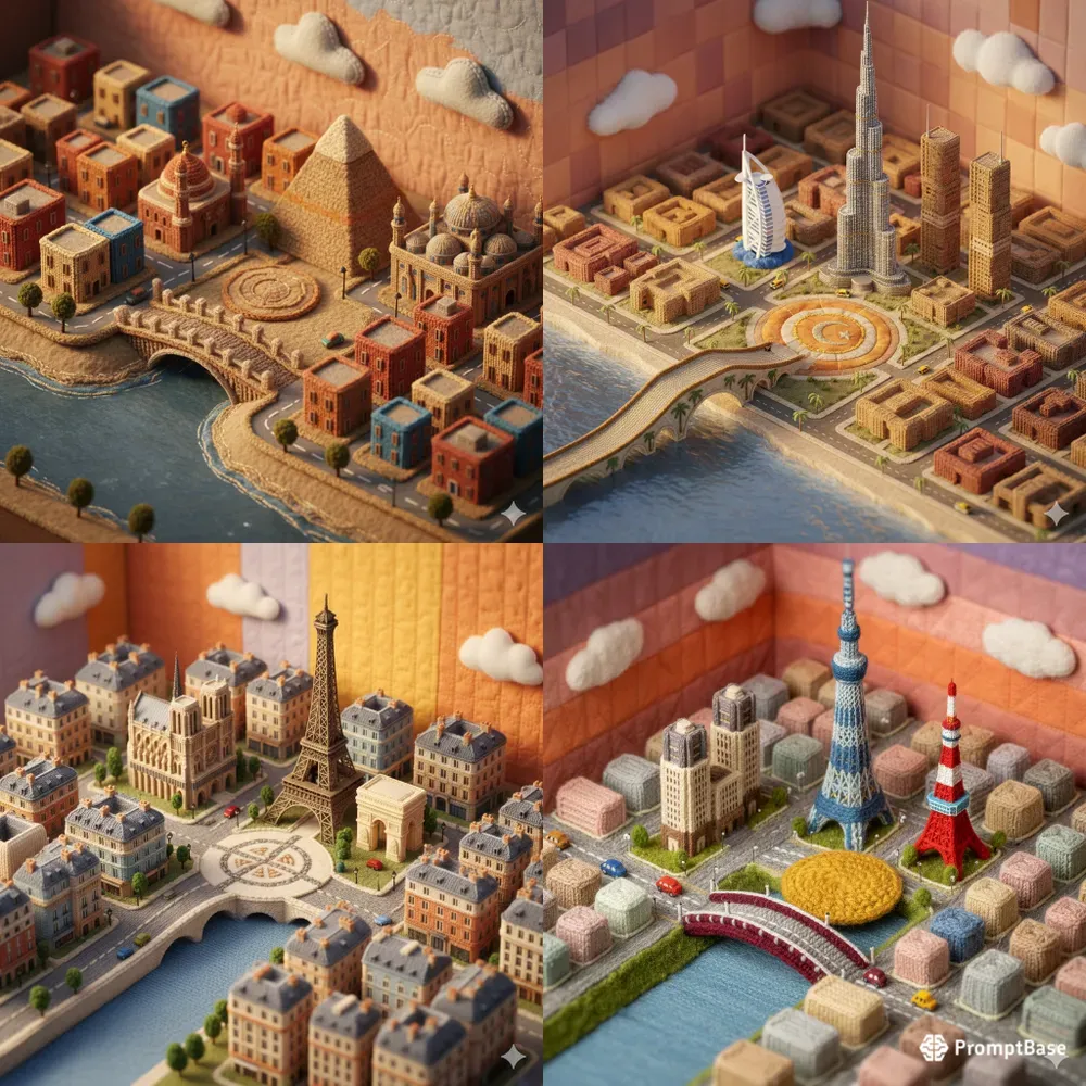 Knitted City Miniature Generators