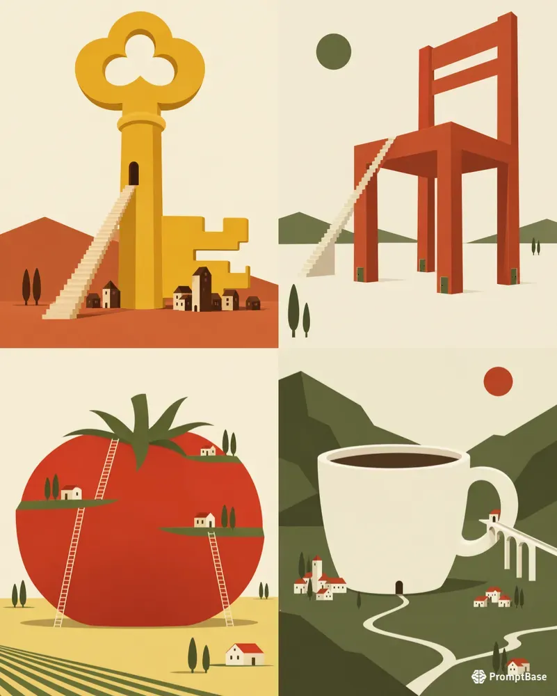 Impossible Scale Poster Generator