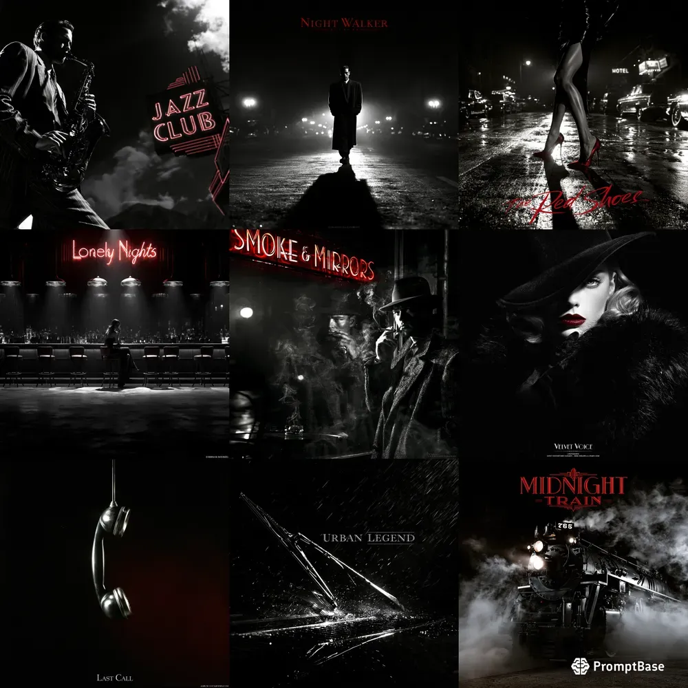 Film Noir Covers