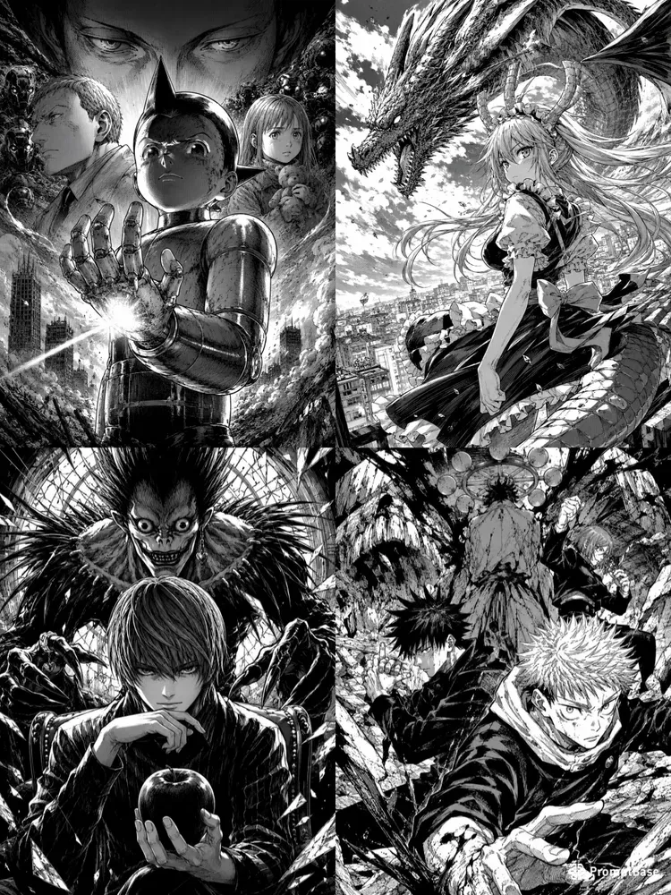 Manga Splash Panels