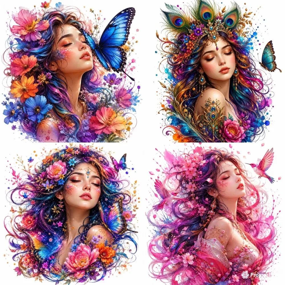 Dream Bloom Muses Vibrant Fantasies