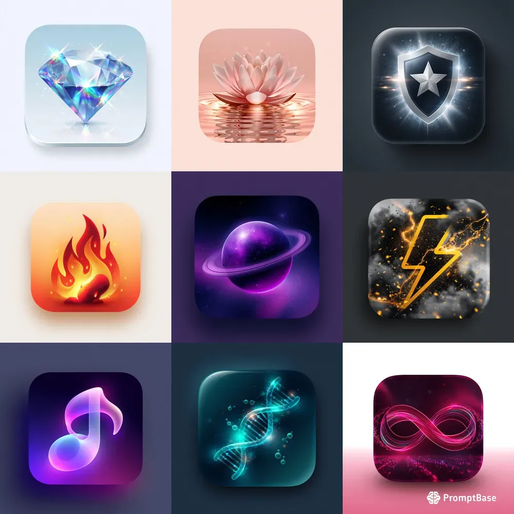 Modern Aesthetic iOS App Icons