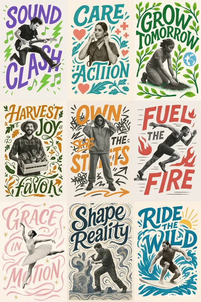 Vintage Handdrawn Poster Style