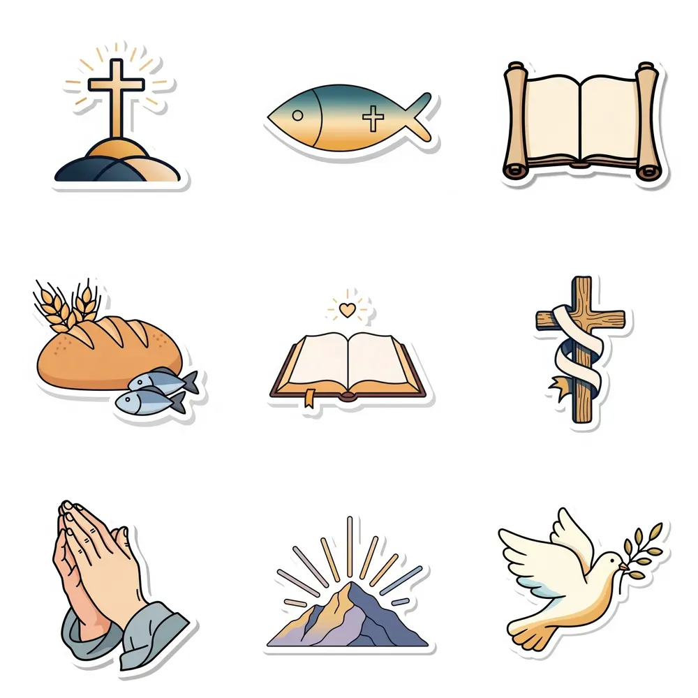 Minimalist Bible Stickers