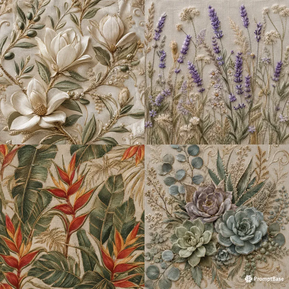Botanical Textiles Luxe