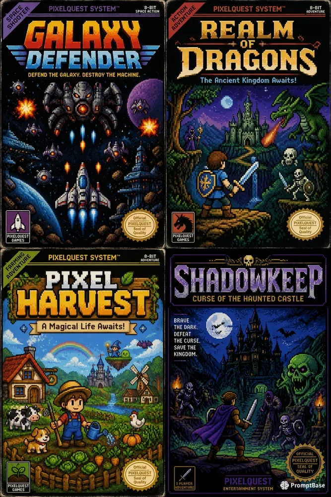 8bit Game Cover Generator