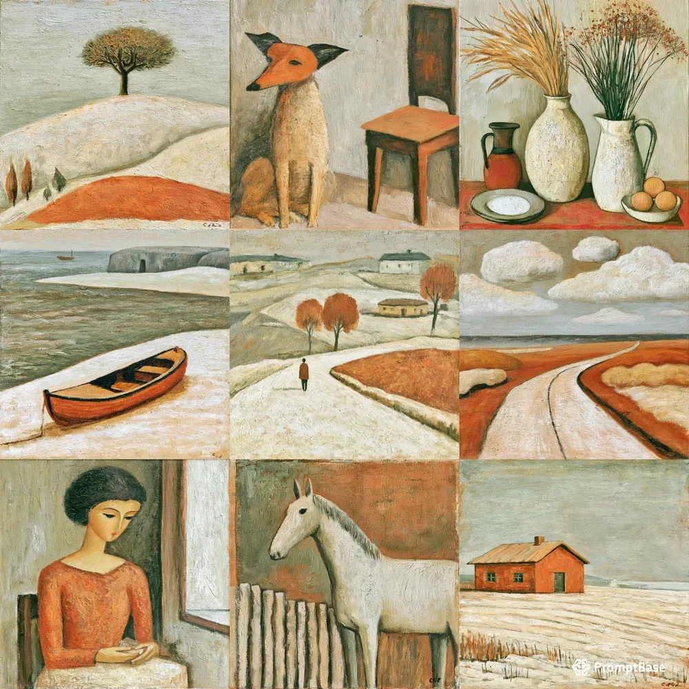 Muted Pastoral Fine Art Prints