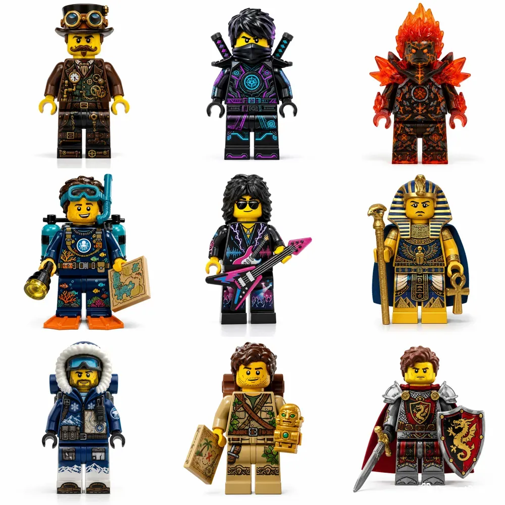 Lego Minifigure Character Creators