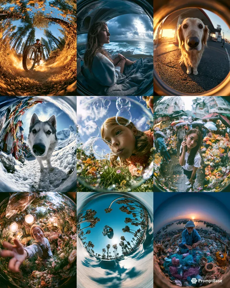 Immersive Fisheye Photography