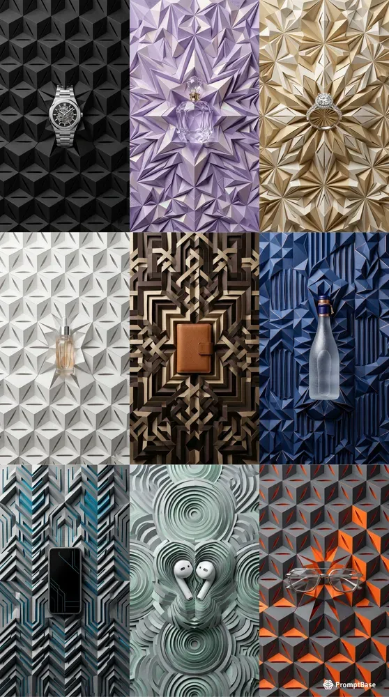 Kirigami Tessellation Matrix Stages