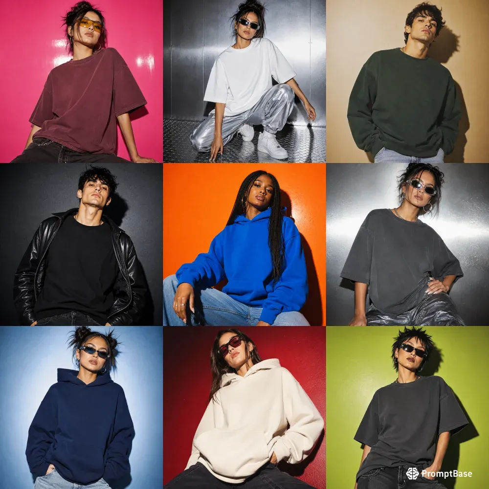 Editorial Magazine Style Clothing Mockups