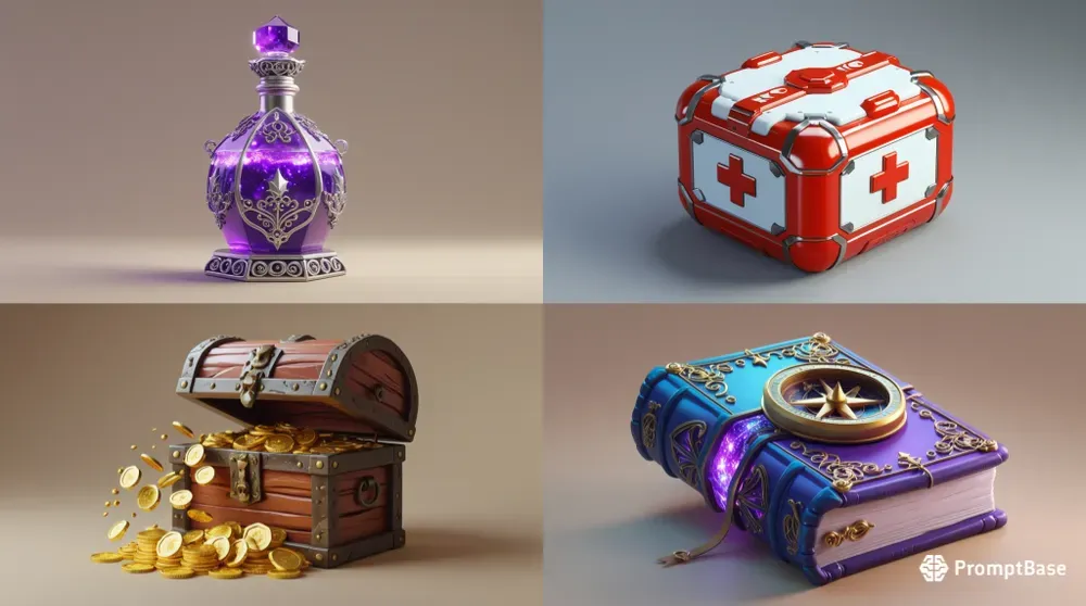 Ultradetailed 3D Isometric Game Assets