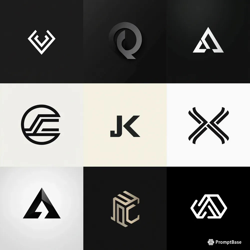 Simple Geometric Abstract Logos