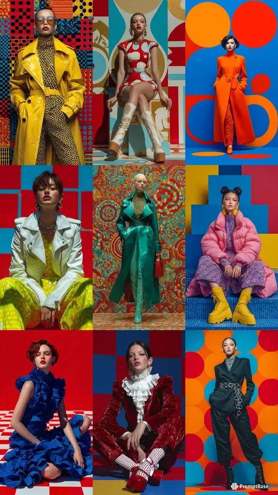 Bold Pop Art Fashion Editorials