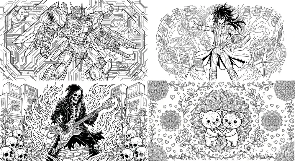 Pro KDP Coloring Book Pages
