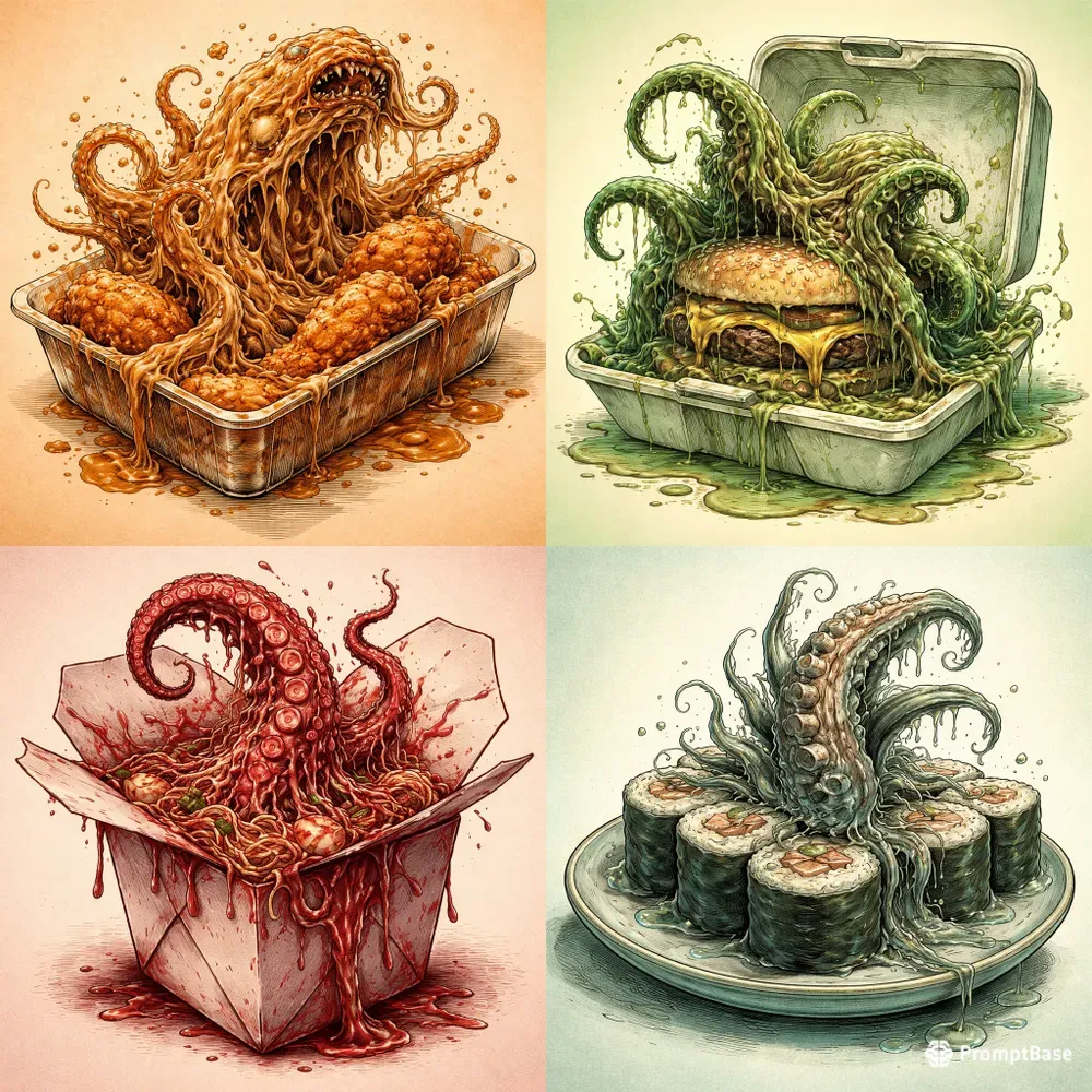 Surreal Food Mutations