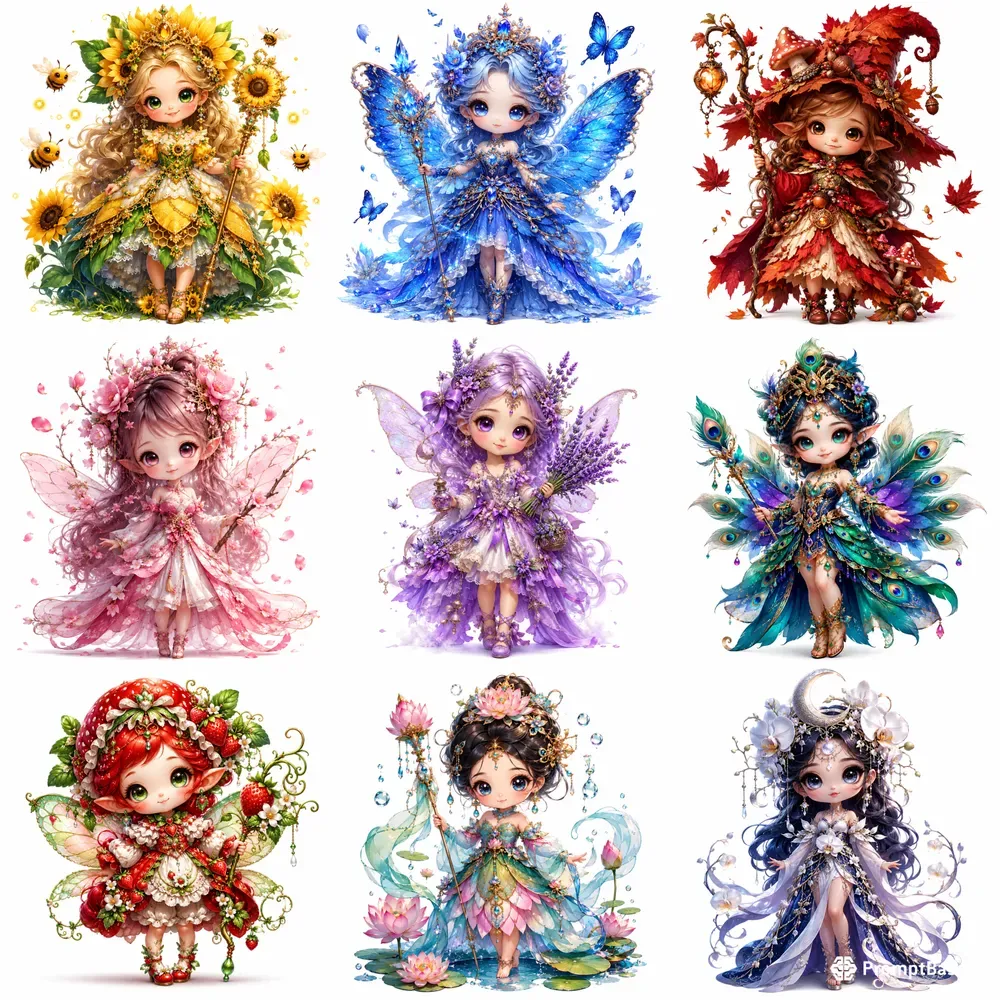 Whimsical Botanical Fairy Collections