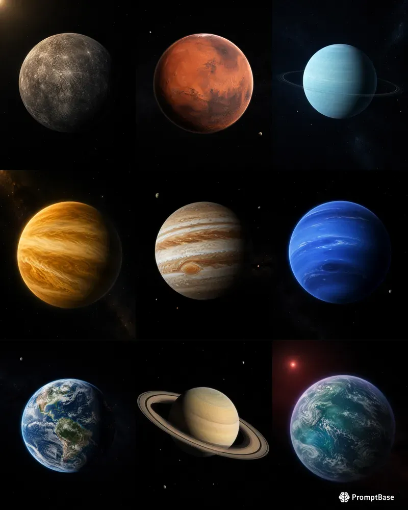Cinematic Planet Portraits