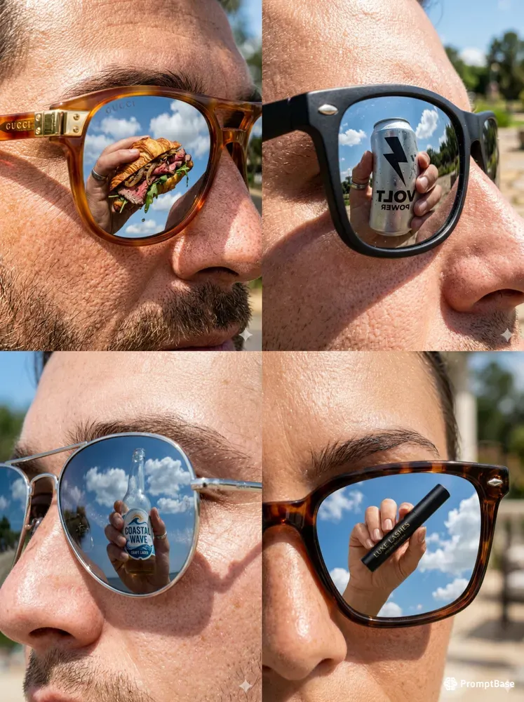 Sunglasses Reflection Product Mockups