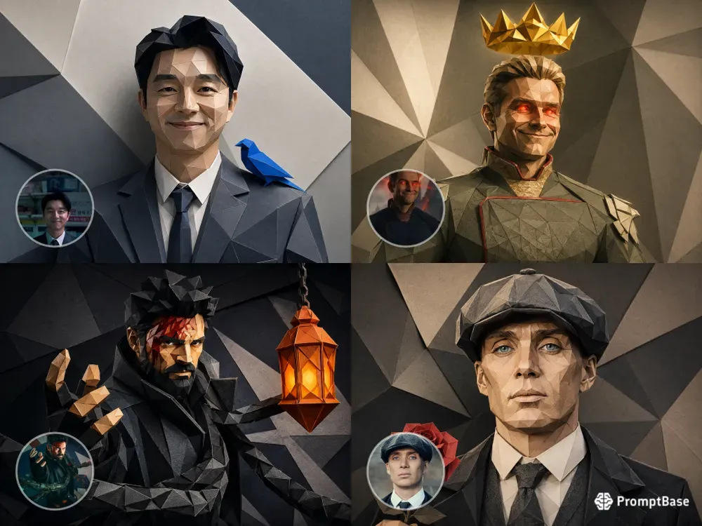 Papercraft Portraits