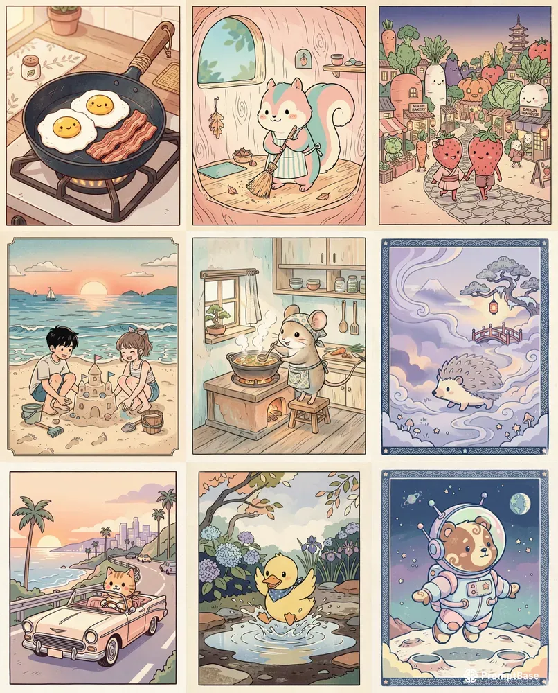 Vintage Storybook Illustrations