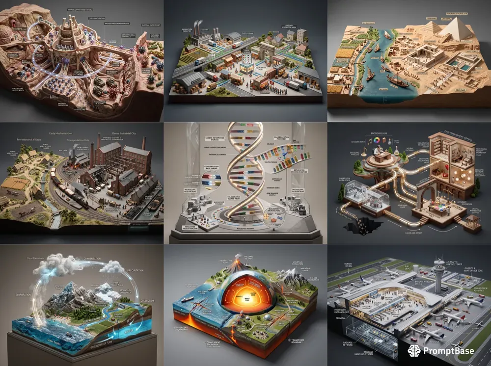 Educational Miniature World Generator